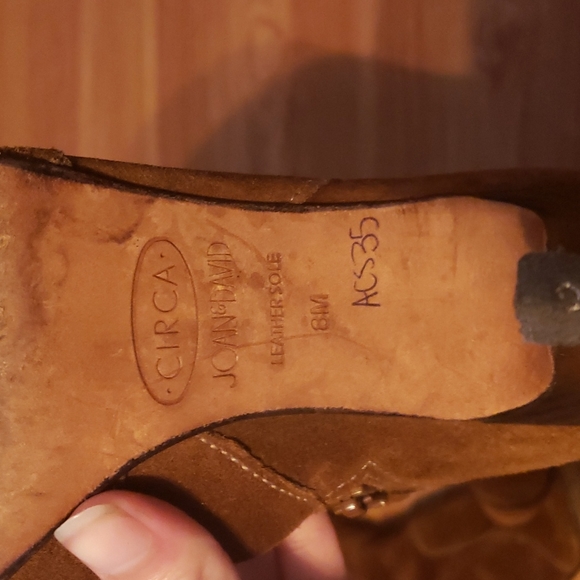 Circa Joan & David Brown Heeled Boots - Picture 2 of 2